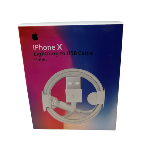 کابل تبدیل USB به لایتنینگ مدل iphone-x طول یک متر